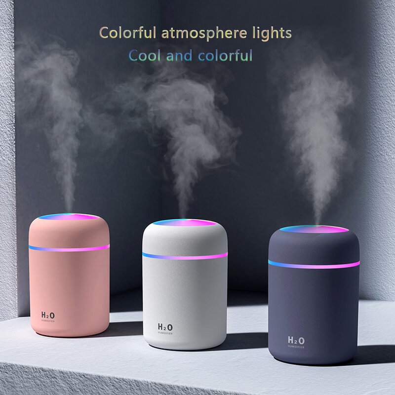 Mini Portable USB Air Humidifier Ultrasonic Purifier Aroma Diffuser Steam Mist Maker Home Office Car Atomizer Aromatherapy