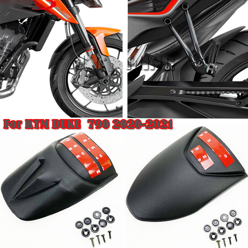 For KTM790 DUKE 2020 2021 Rear Fender Front Rear Fender Wheel Hugger Mudguard Splash Guard Cover Mudflap