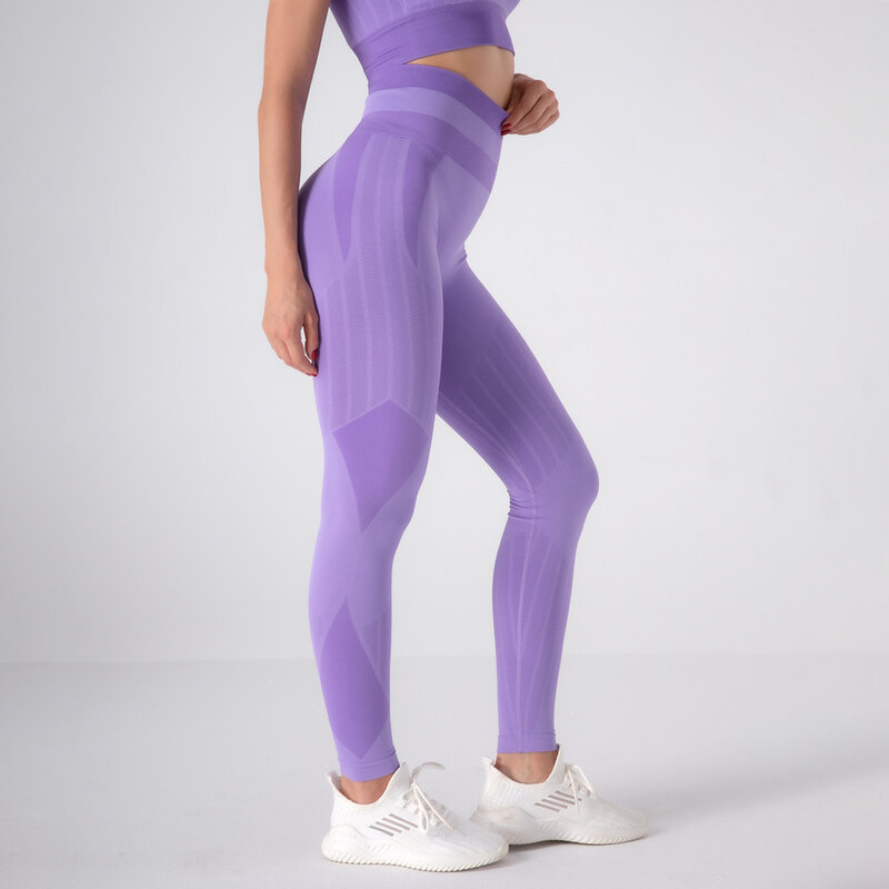 Naadloze Leggings Hoge Taille Vrouwen Yoga Broek Workout Stretchy Vitale Activewear Tummy Controle Panty Fitness Gym Yoga Broek