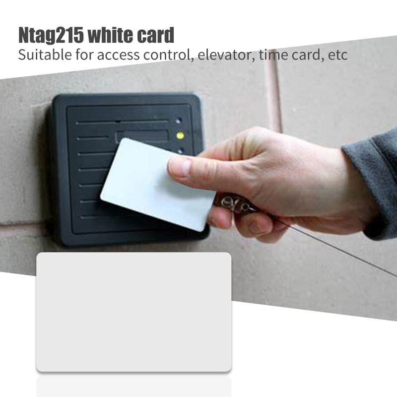 Tarjetas NFC regrabable en blanco de PVC Ntag215 tarjetas NFC para Tagmo Amiibo juegos NFC teléfono dispositivos tarjeta de Control de acceso