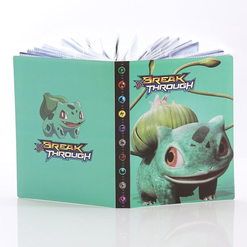 Pokemon Album Sách Phong Thư Mục Trò Chơi Thẻ VMAX 240 Miếng 4 Bỏ Túi Thu Nạp Danh Sách Kid Thoáng Mát Đồ Chơi tặng Hoạt Hình Thẻ