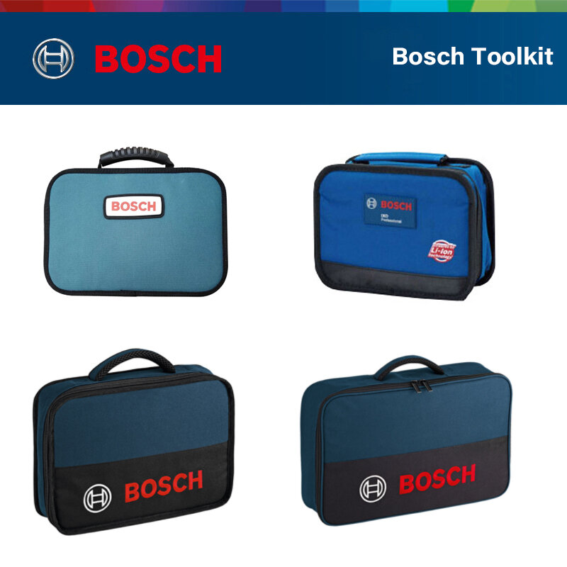 Bosch-Sac à outils en toile multifonction portable, trousse à