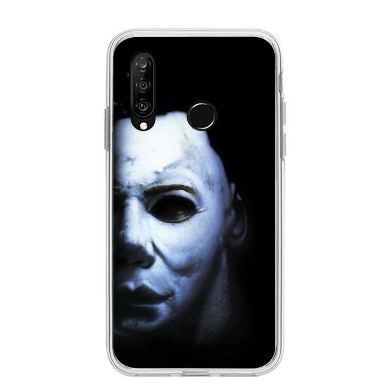 Horror Movie Halloween Phone Case For Huawei P20 P40 Lite P30 Pro P Smart 2019 Nova 3e 6 Se Silicone Transparent Soft Cover