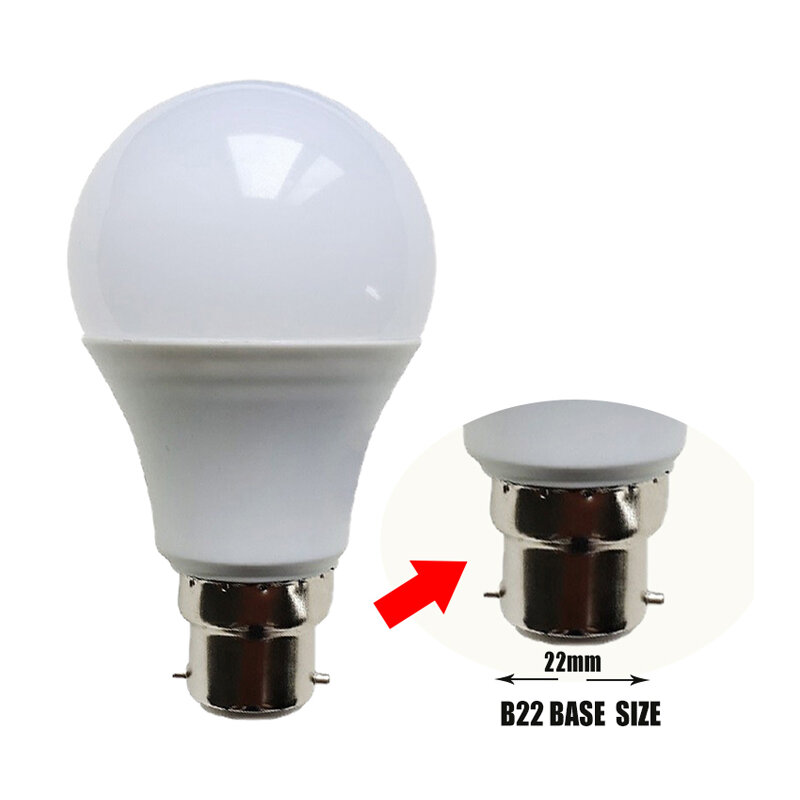 Lâmpadas de baioneta B22 Brilhante Branco CONDUZIU a Lâmpada do Bulbo 3W 6W 9W 12W 15W 18W 21W Lampada 110V 220V 240V Frio/Branco Quente para Casa