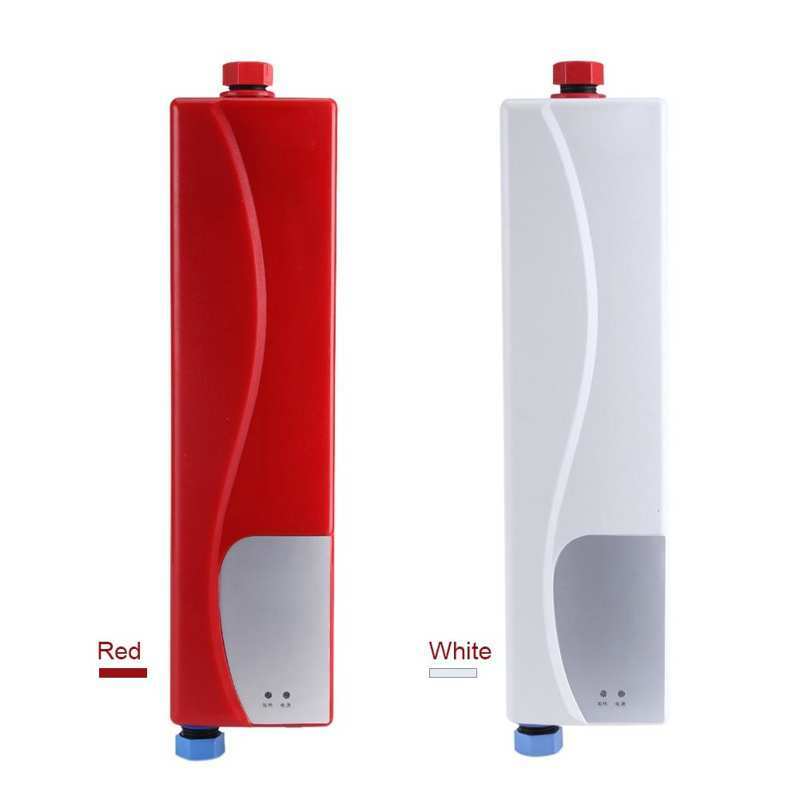 220V 3000W Instant Water Heater Mini Electric Tankless Hot Water Heating Parts Water Heater System For Bathroom Kitchen Use