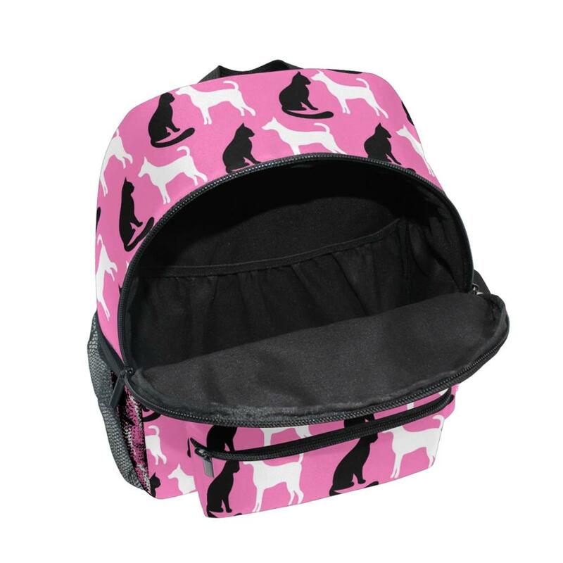 Seamless dog Children Backpacks Girl Boys School Bags Baby Cute Toddler Kids Bag Neoprene Backpack Kindergarten Bag Brand Design