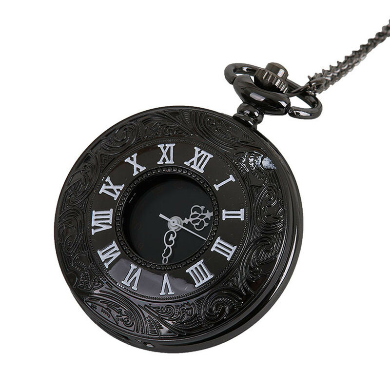 Relógio de bolso vintage, colar clássico de corrente retrô o grande para o papai, presente para homens e mulheres, joias de presente q