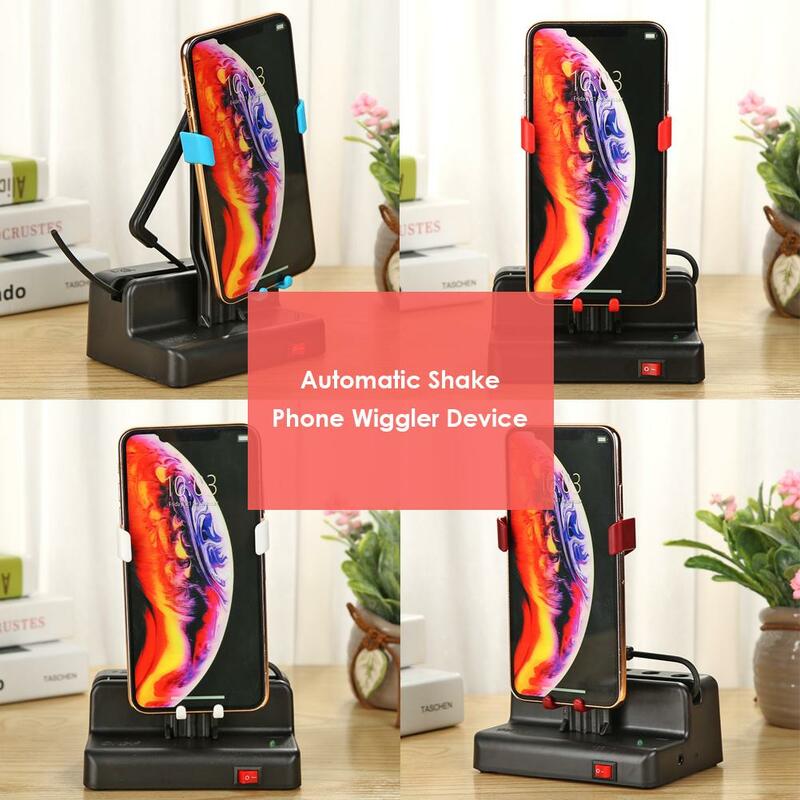 Automatic USB Phone Shaker Wiggler Stand Non-Magnetic Mobile Pedometer Swinger 5000-15000 Steps/Hour Brush Steppers Accessories