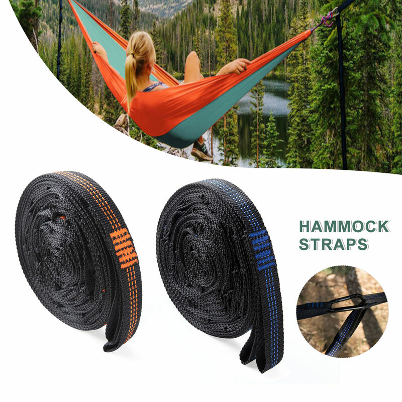 1/2 Pcs Hammock Strap Hanging Hammock Belt Hamaca Hamak for Camping,Traveling,Portable Hanging Tree Rope Free shipping