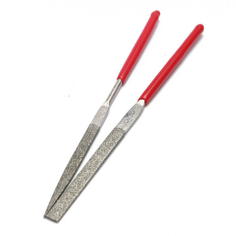 10pcs/Set Diamond Needle File Set Precision Files Repair Craft Jewellery Glass Tool 2x100mm Top Quality
