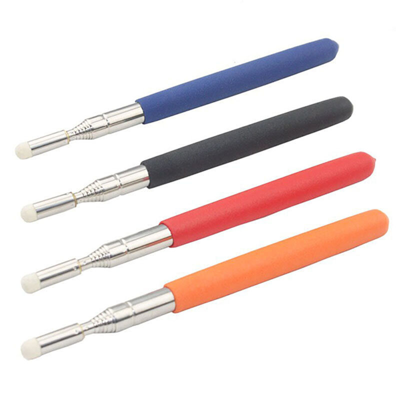 Penna per lavagna professionale Touch testa in feltro di alta qualità 1 metro puntatore per insegnante telescopico in acciaio inossidabile colore casuale