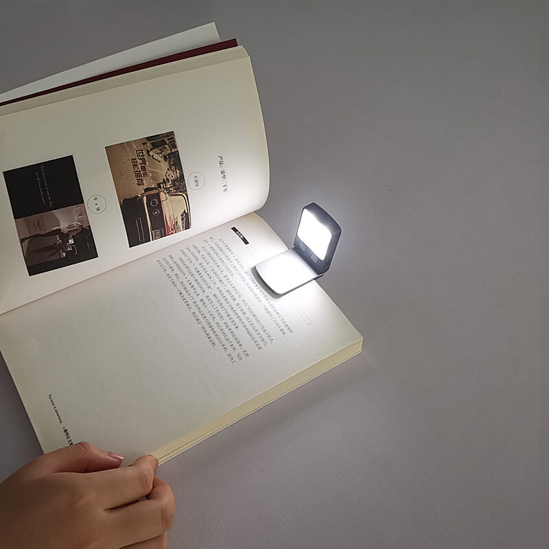 Mini LEDอ่านหนังสือโคมไฟโคมไฟหมุนไฟLEDทำงาน4ระดับDimming Eye Protection Night Light