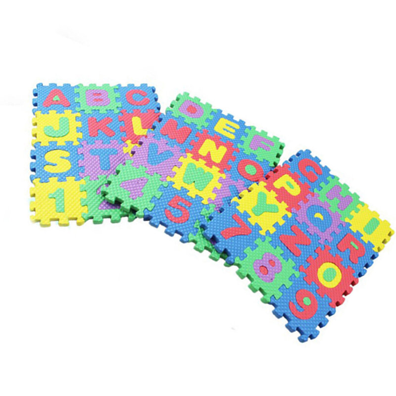 36 sztuk podkładka do puzzli dla dzieci mata do zabawy dla dzieci blokujące płytki do ćwiczeń dywaniki płytki podłogowe zabawki dywan miękki dywan wspinaczka Pad EVC Foam