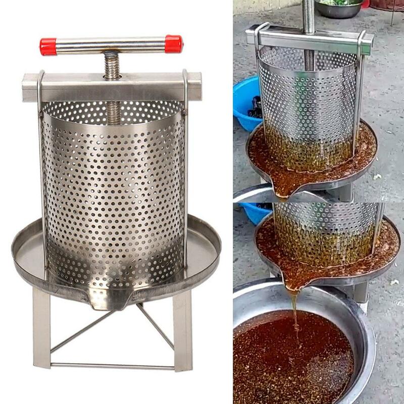 Bijenteelt Gereedschap Huishoudelijke Handleiding Mesh Honing Wax Persmachine Rvs Bee Wax Presser Waxen Machine Honing Walserij