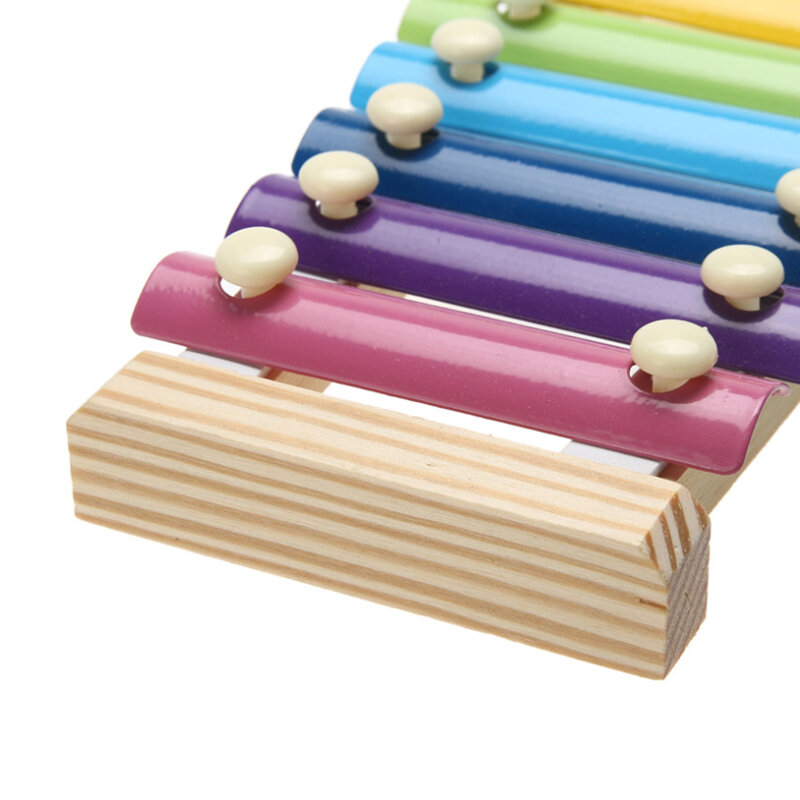 2020 nowy Imitat zabawkowy instrument muzyczny drewniana ramka ksylofon dla dzieci zabawki dla dzieci zabawki edukacyjne dla dzieci prezenty z 2 młotkami