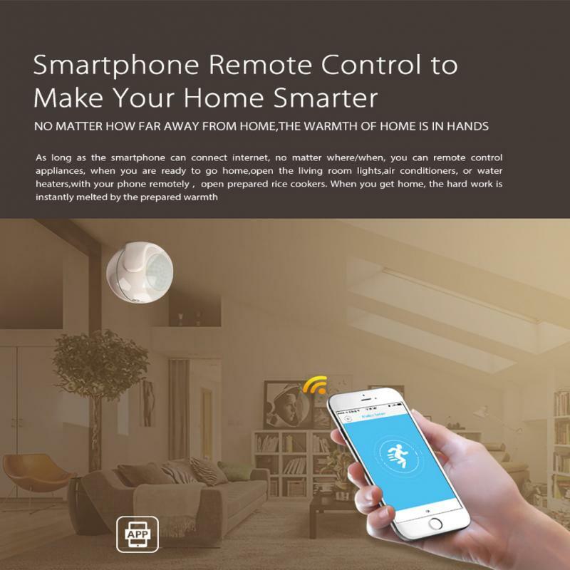Смарт-датчик движения Wi-Fi Tuya, инфракрасный датчик движения с приложением для умного дома
