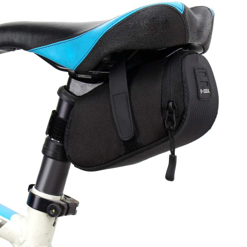 Bolsa de bicicleta de nylon, bolsa à prova d'água de armazenamento para banco traseiro, para ciclismo, acessório para bike