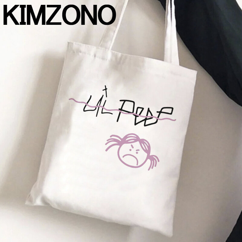 Lil Peep shopping bag shopper juta bag bolso cotton bolsas de tela bolsa bag bolbolsas riutilizzabile string sacolas