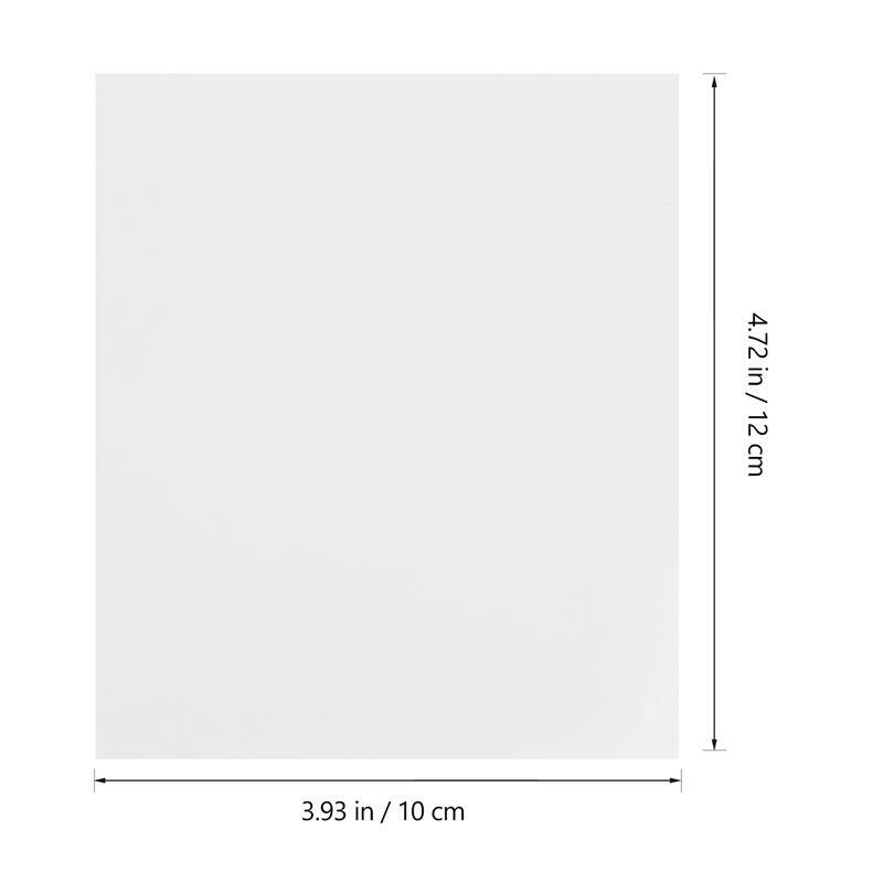 500 Uds A6 foto de PVC películas de laminación laminado claro bolsa de películas (transparente)