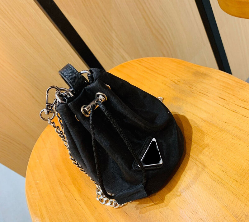 Luksusowy Design kobiety Mini Crossbody torba na zakupy moda jedno ramię wiadro torby wysokiej jakości trwałe Oxford dziewczyny torebka