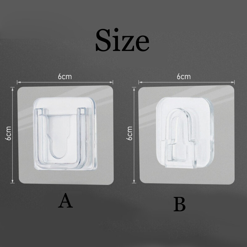 Двухсторонний ПВХ клейкая вешалка прочная прозрачная настенные крючки присоски для Кухня Ванная комната настенный держатель для хранения