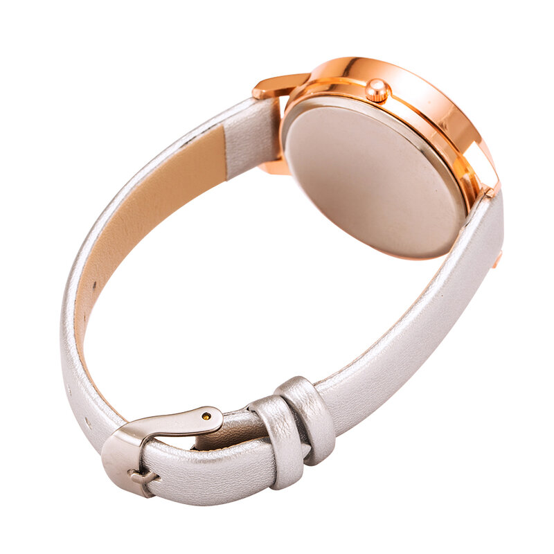 Shifenmei relógio de pulso de quartzo feminino, relógio de marca de luxo à prova d'água com pulseira de couro para mulheres