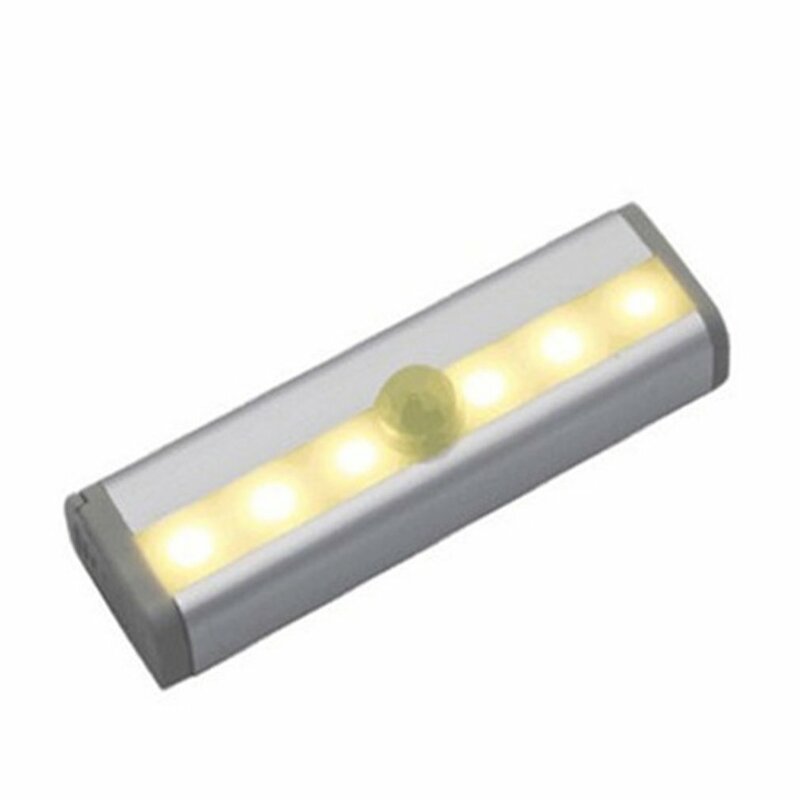 New6/10 Led Motion Sensor Licht Draadloze Led Nachtlampje Closet Night Lamp Voor Slaapkamer Keukenkast Trap Backlight