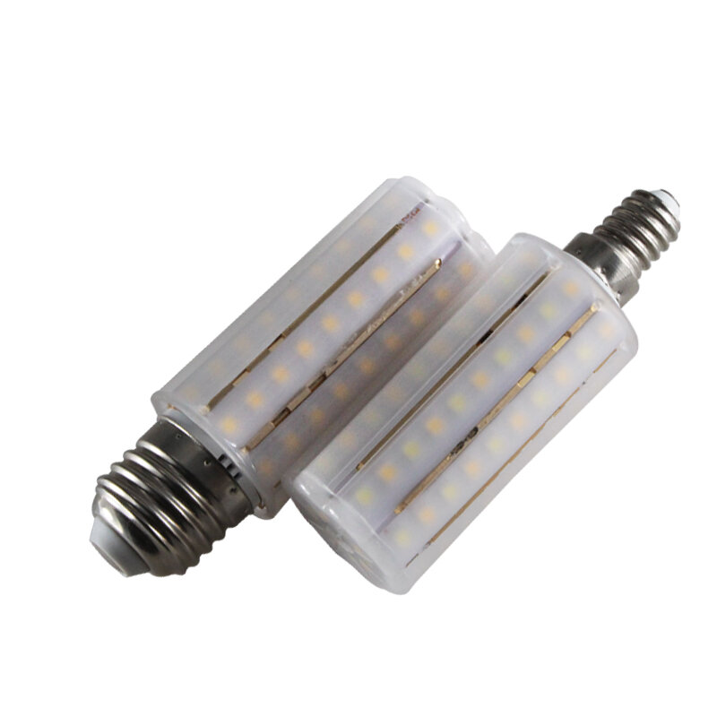 ampoule led e27 E14 corn bulb 3 color dimmer 110v 220v 12W candle energy saving lamp milky shell 360 degree dimming light