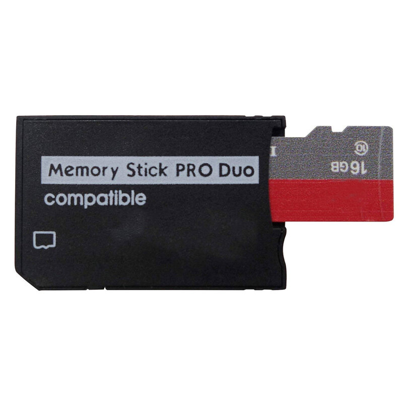 Adaptador de cartão de memória pro duo, adaptador de cartão de memória para sony & psp series 1mb-128gb para micro sd para ms pro duo adaptador