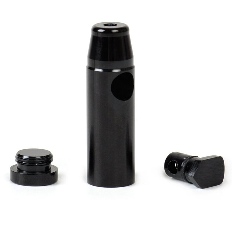 Dispensador de alumínio snuff snorter snuff garrafa bala-em forma de bala metal foguete fumar acessórios ventilação grade