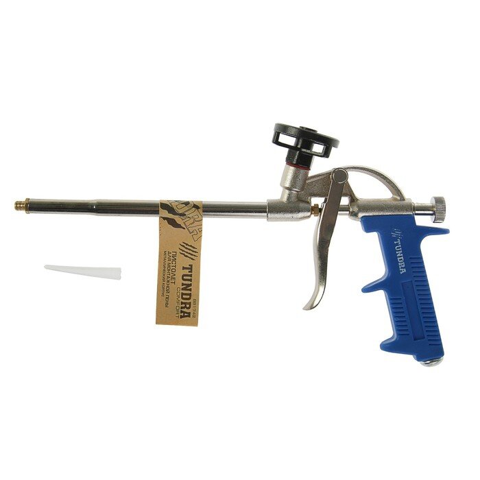 Le pistolet pour la mousse de polyuréthane TUNDRA, boîtier en métal 881742 outils de construction de montage