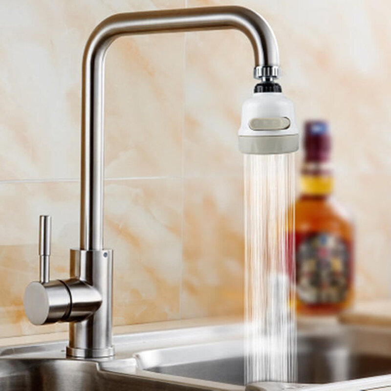 Faucet Extender Booster Shower Bathroom Kitchen Multi Gadget Filter Nozzle Saver Splash-proof 360 Rotation Pressurized Water Tap