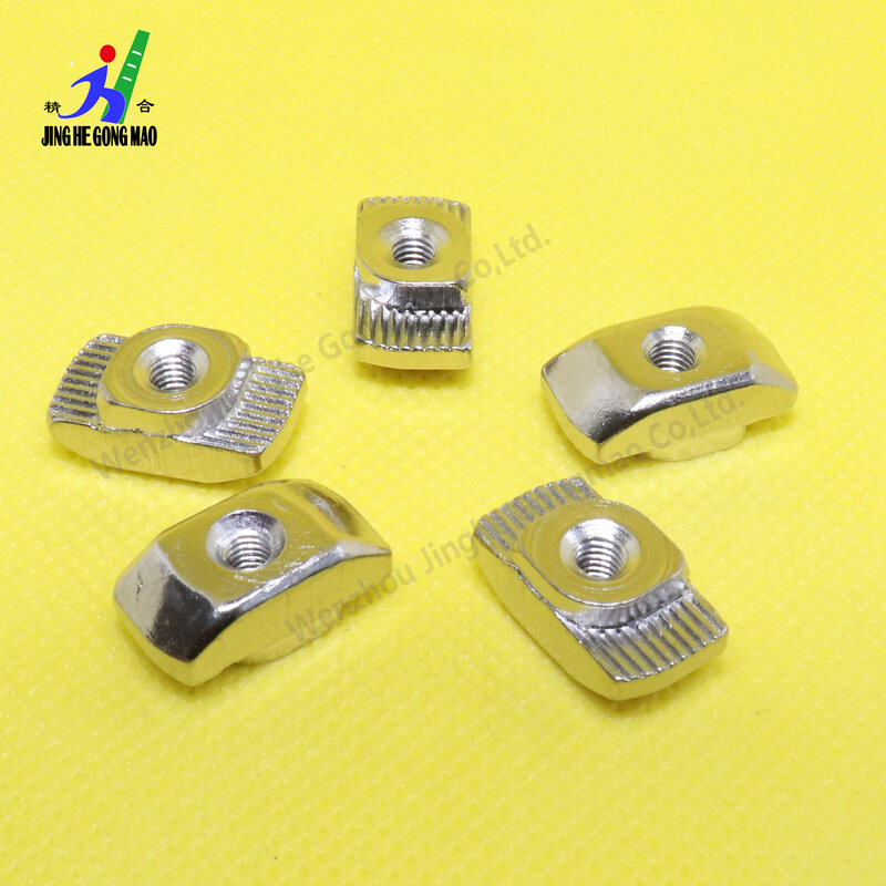 nut-M3/M4/M5*10*6 for 20Series Slot T-nut Sliding T Nut Hammer Drop In Nut Fasten Connector 3030 Aluminum Extrusion