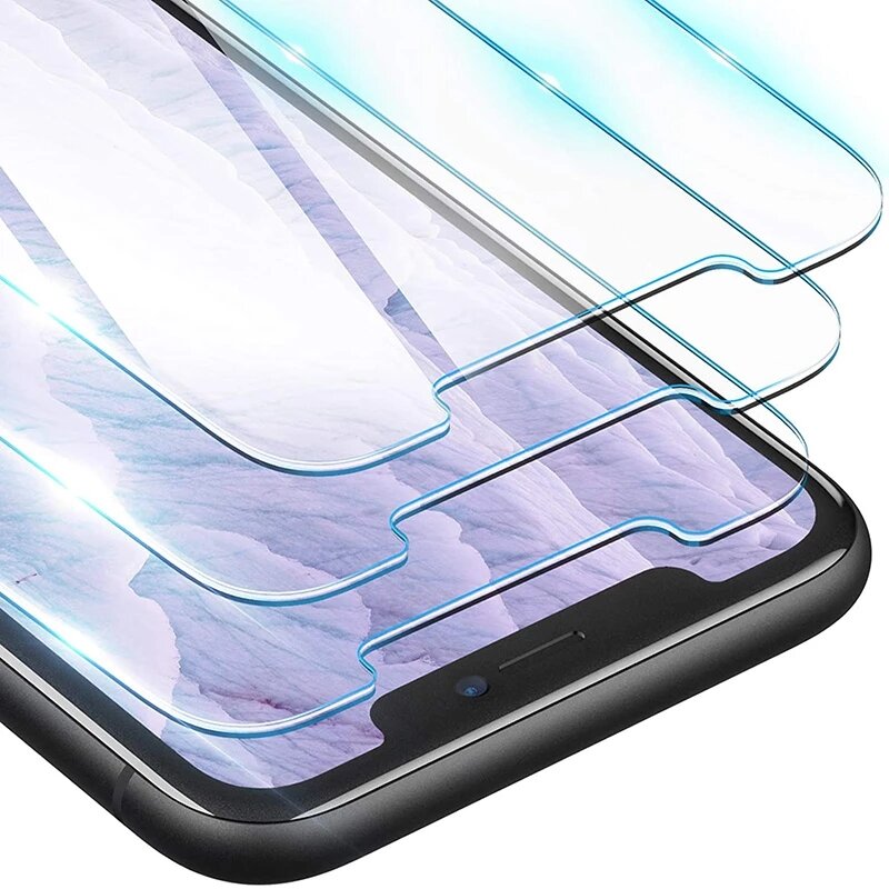 3 pçs hd protetor de tela de vidro protetor de proteção para iphone 13 pro max vidro temperado para iphone 11 12 pro max7 8 mais xr xs max