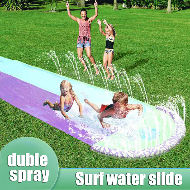 Waterslide surfboard centro de jogos quintal crianças adultos brinquedos infláveis piscinas corrediça presentes de verão quintal brinquedos de água ao ar livre