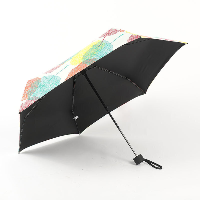 2021 New Small Fashionable Folding Umbrella Rainproof Mini Pocket Girls Uv-Proof Waterproof Portable Travel Umbrella
