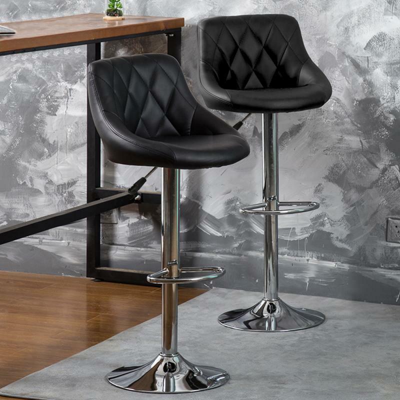 2 sztuk/zestaw kuchnia skórzane krzesło barowe stołki obrotowe Bar wysokość regulowana nowoczesny dom pneumatyczne rozrywka ręka trzymać krzesła barowe HWC
