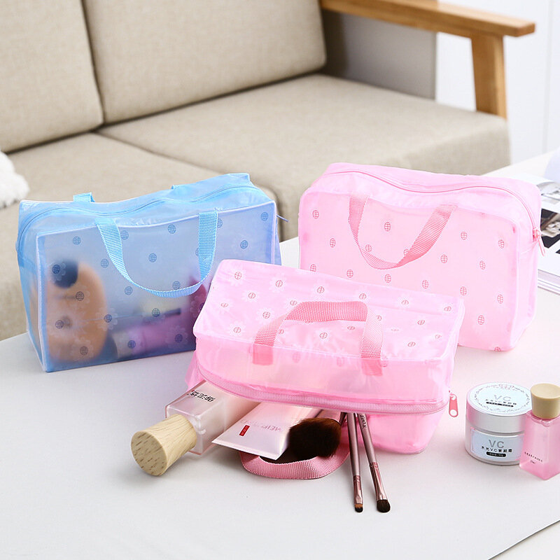 New Fashion Cosmetic Bag Waterproof Portable Makeup Cosmetic Toiletry Travel Makeup Cosmetic Wash Toothbrush Pouch Organizer Bag