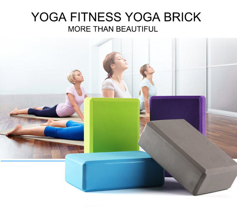 Bloque de espuma para yoga,bloque de apoyo,para estiramientos,pilates,actividad física,deporte 