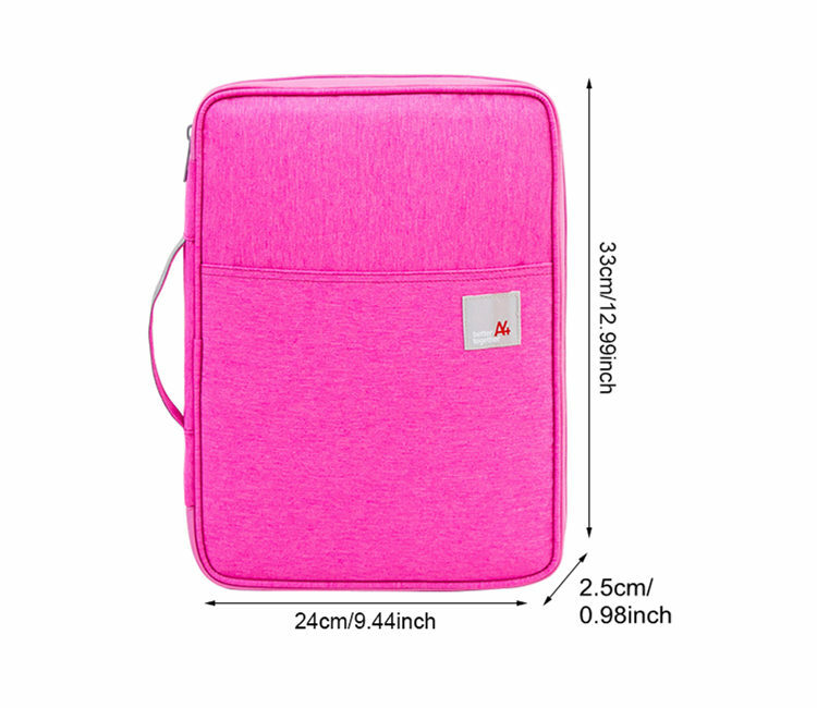 Multi-functional Waterproof Oxford Cloth Organized Tote For Notebooks Pens Computer Stuff A4 Document Bags Filing Pouch Portable