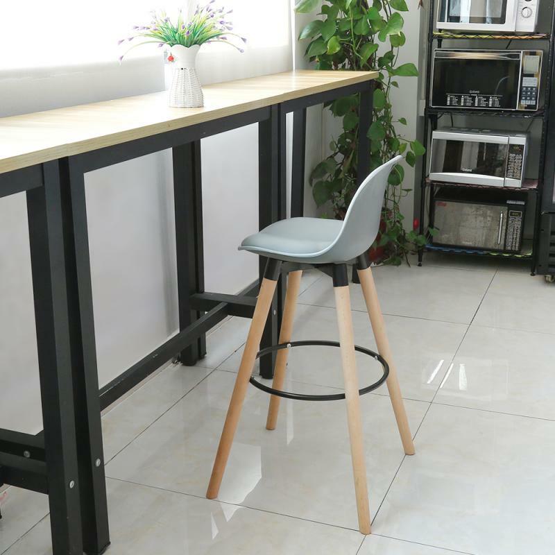 2Pcs/Set Modern Bar Chairs Bar Stools Dining Chairs Height Kitchen Counter Bar Chairs for Home Office Bar Chair Back High Stool