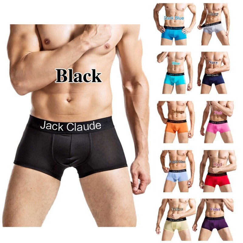 6 pçs/lote quente masculino underwear masculino boxer cuecas para homem calcinha confortável respirável cuecas boxer homme sexy