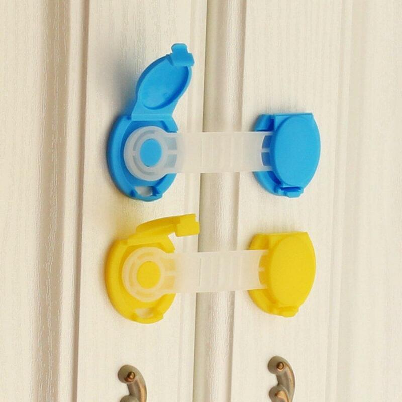 Child Baby Safety Security Protector Doorstop Guard Drawer ABS Cupboard Lock