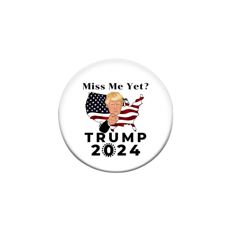 Пуговицы булавки эмблема на президентские избирательства «Keep America Great Button» для президентских выборов США 2024,2.28 л * 5