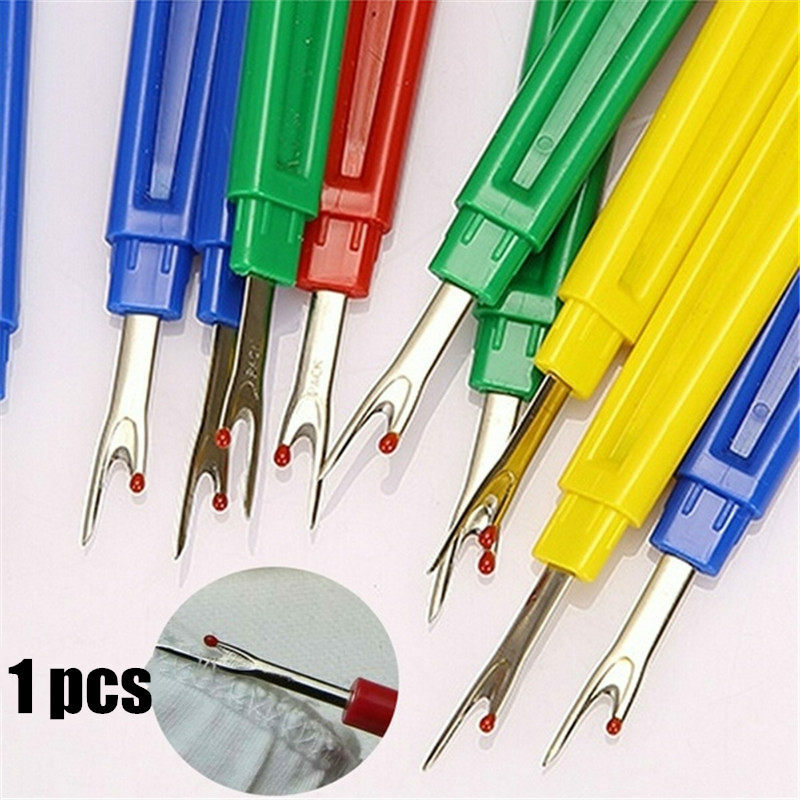1 Pcs Sewing Tools Sharp Stitches Removed Tool Safe Plastic Handle Craft Thread Cutter Seam Ripper Cross Stitch Sewing Tools