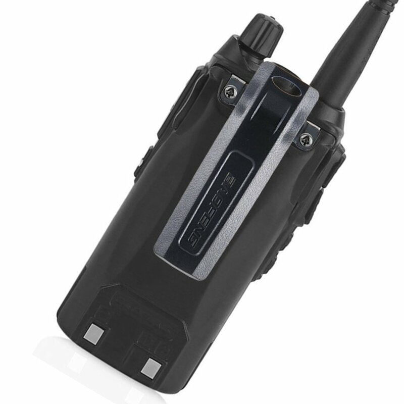 Nowy 1Pc z klipsem z tyłu dla BaoFeng UV-82 zaczep do paska dla 5RE Plus 5RA zacisk Mini części Radio akcesoria Walkie Talkie