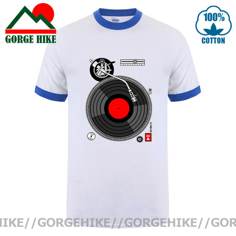 GorgeHike-camiseta divertida para hombre, camisa de música de DJ, tocadiscos, Rock, Hip-Hop, de verano
