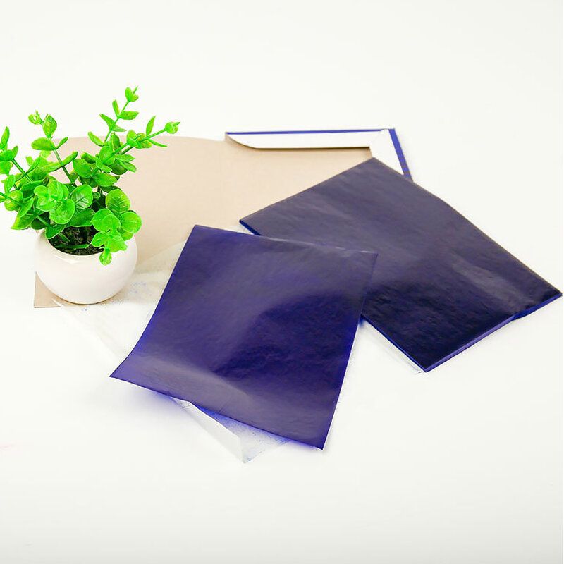 100 Vel A4 Size Copy Carbon Papier Herbruikbare Tracing Transfer Papier voor Office School Thuis Canvas Hout Glas Metalen Keramische
