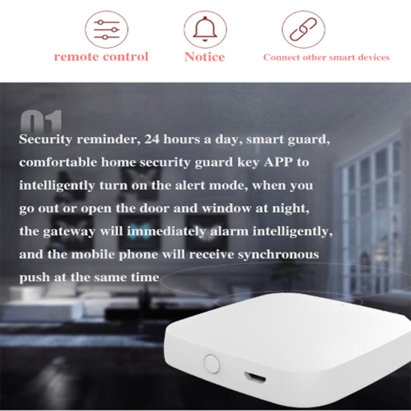 Tuya Zigbee — Passerelle hub sans fil pour maison intelligente, l'application Smart Home vous permet de contrôler à distance tous les appareils intelligents de votre domicile. Fonctionne avec Alexa et Google Home