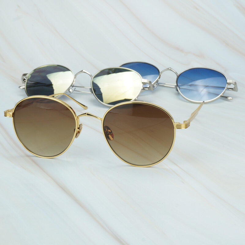 Трендовые золотые солнцезащитные очки, мужские солнцезащитные очки Carter для женщин, роскошное украшение, Пламенные Оттенки для вождения, кл...